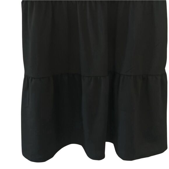 NWT NAUTICA Tiered Dress Size XXL Black White Sleeveless Collared Mini Pockets - Picture 8 of 13